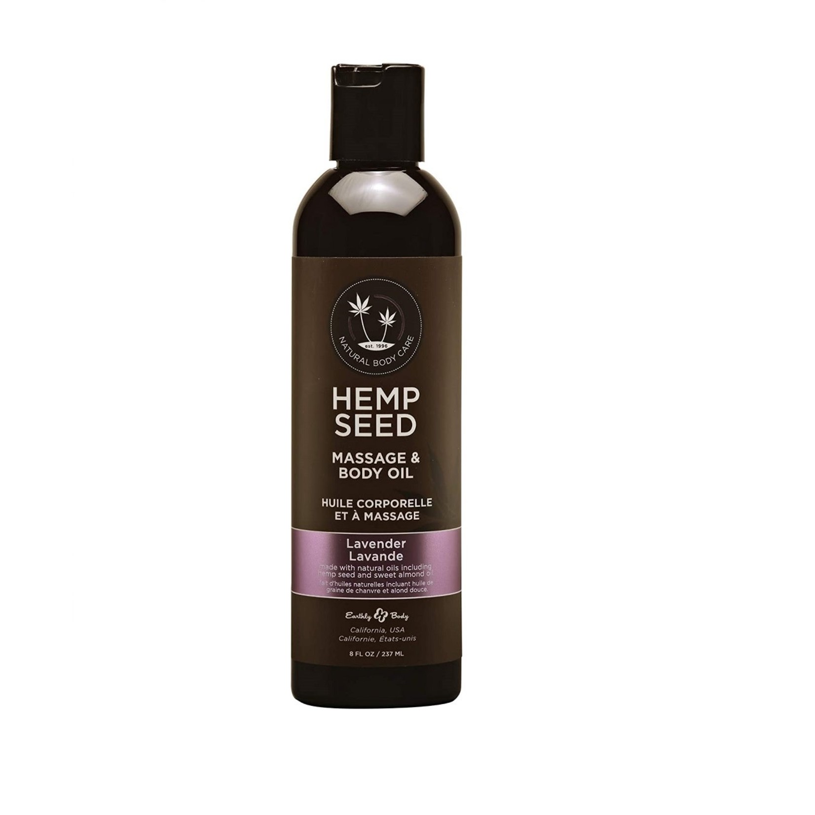 EARTHLY BODY EARTHLY BODY - HEMP SEED MASSAGE OIL 8OZ. LAVENDER (00868)