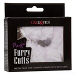 CALEXOTICS PLAYFUL FURRY CUFFS - WHITE