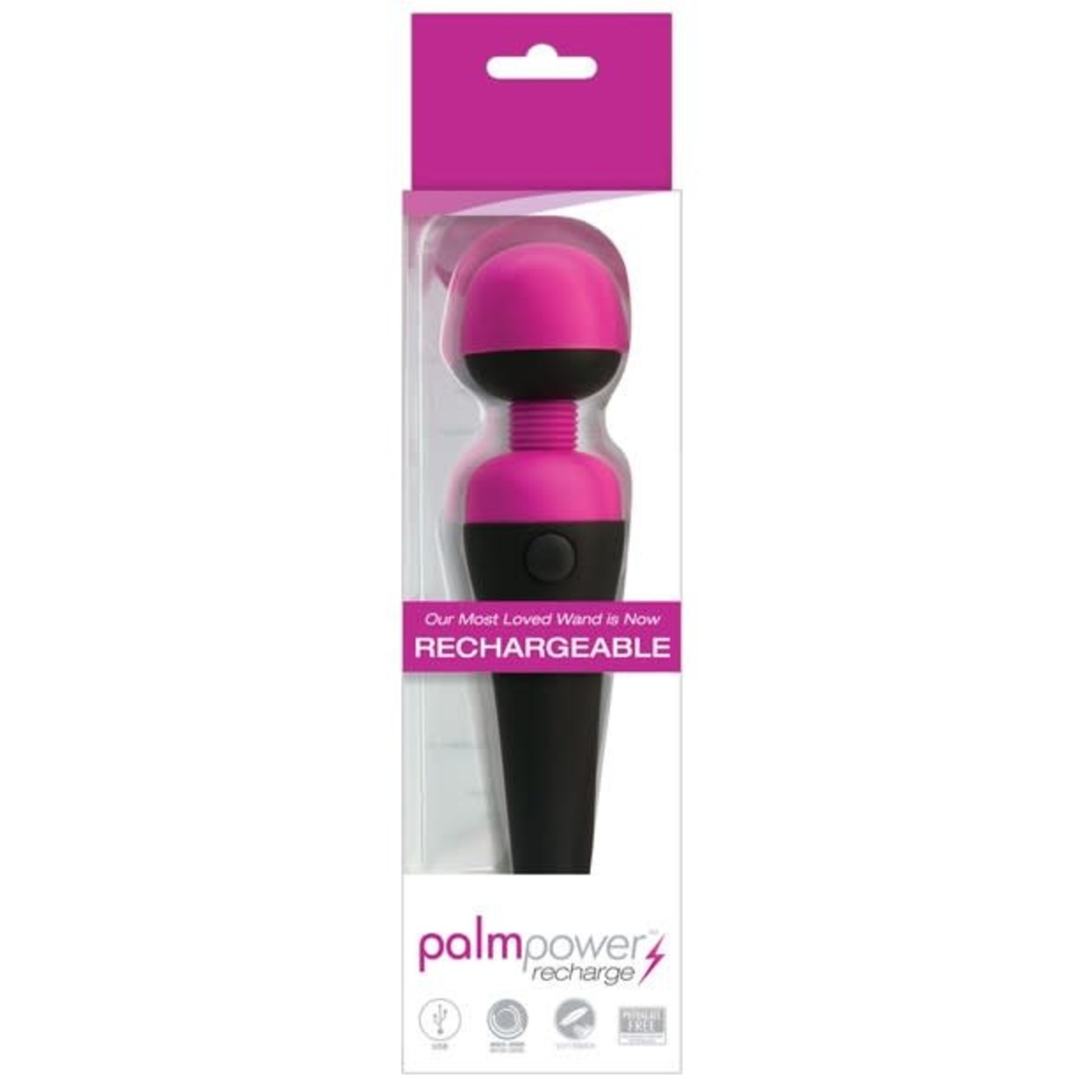 PALMPOWER RECHARGE MASSAGER PINK
