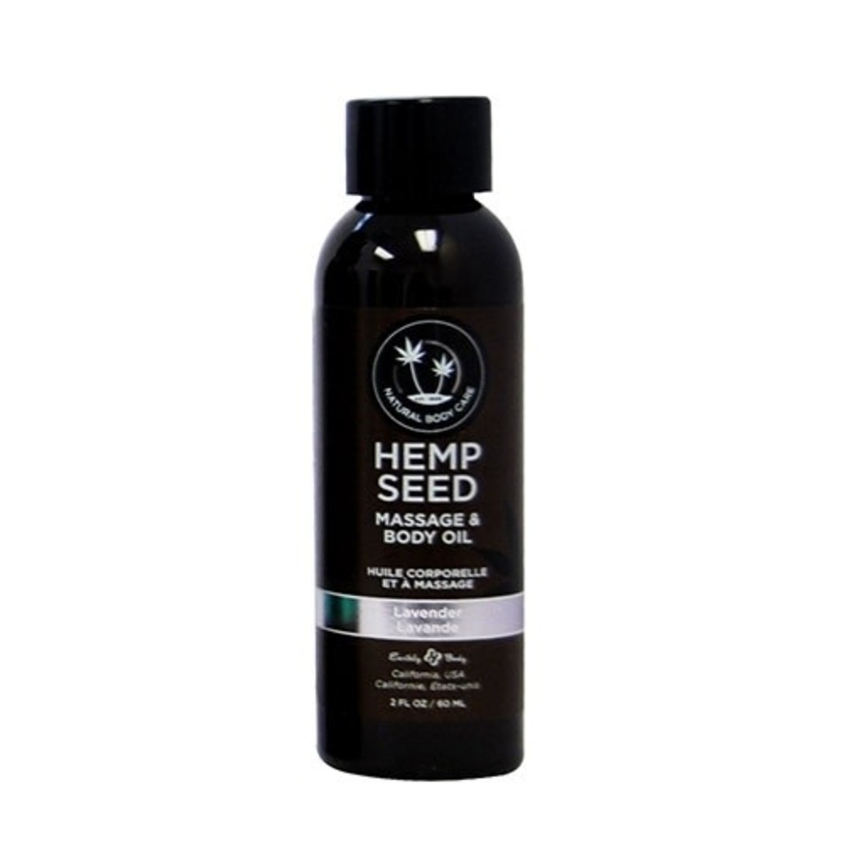 EARTHLY BODY EARTHLY BODY - HEMP SEED MASSAGE OIL 2OZ. LAVENDER (04533)