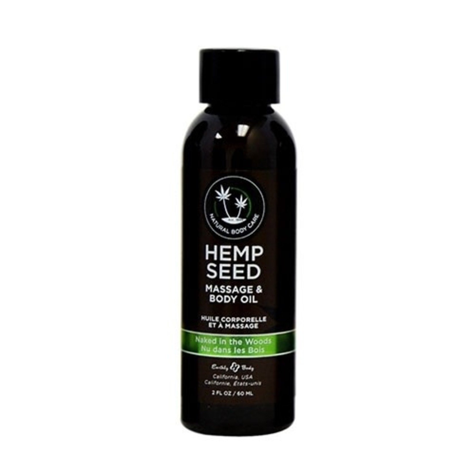 EARTHLY BODY EARTHLY BODY - HEMP SEED MASSAGE OIL 2OZ. NAKED IN THE WOODS (04564)