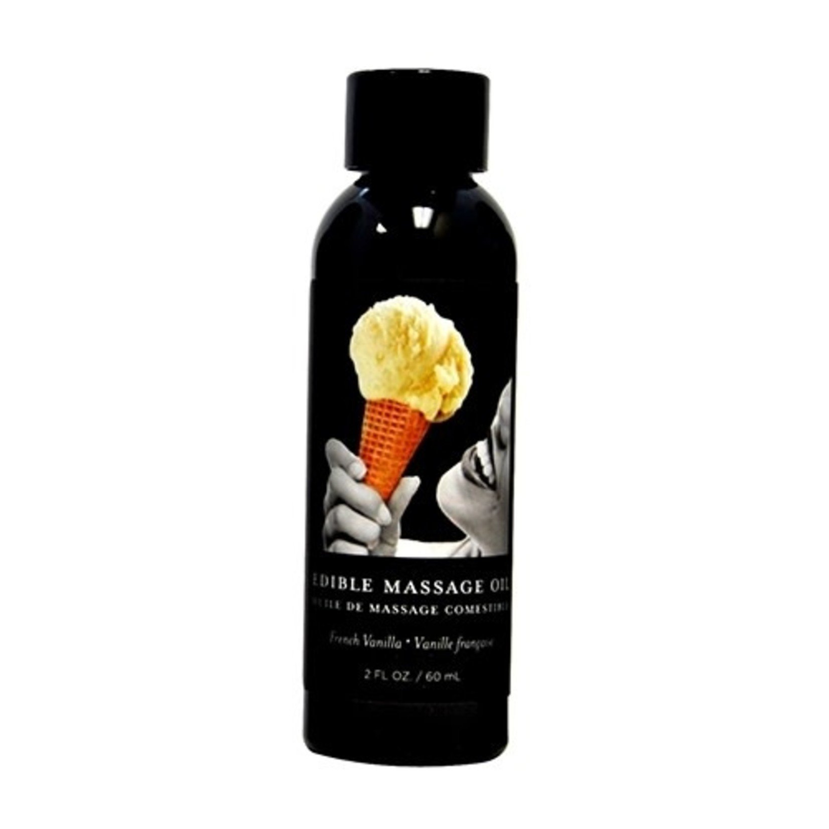 EARTHLY BODY EARTHLY BODY - EDIBLE MASSAGE OIL 2OZ. VANILLA (04403)