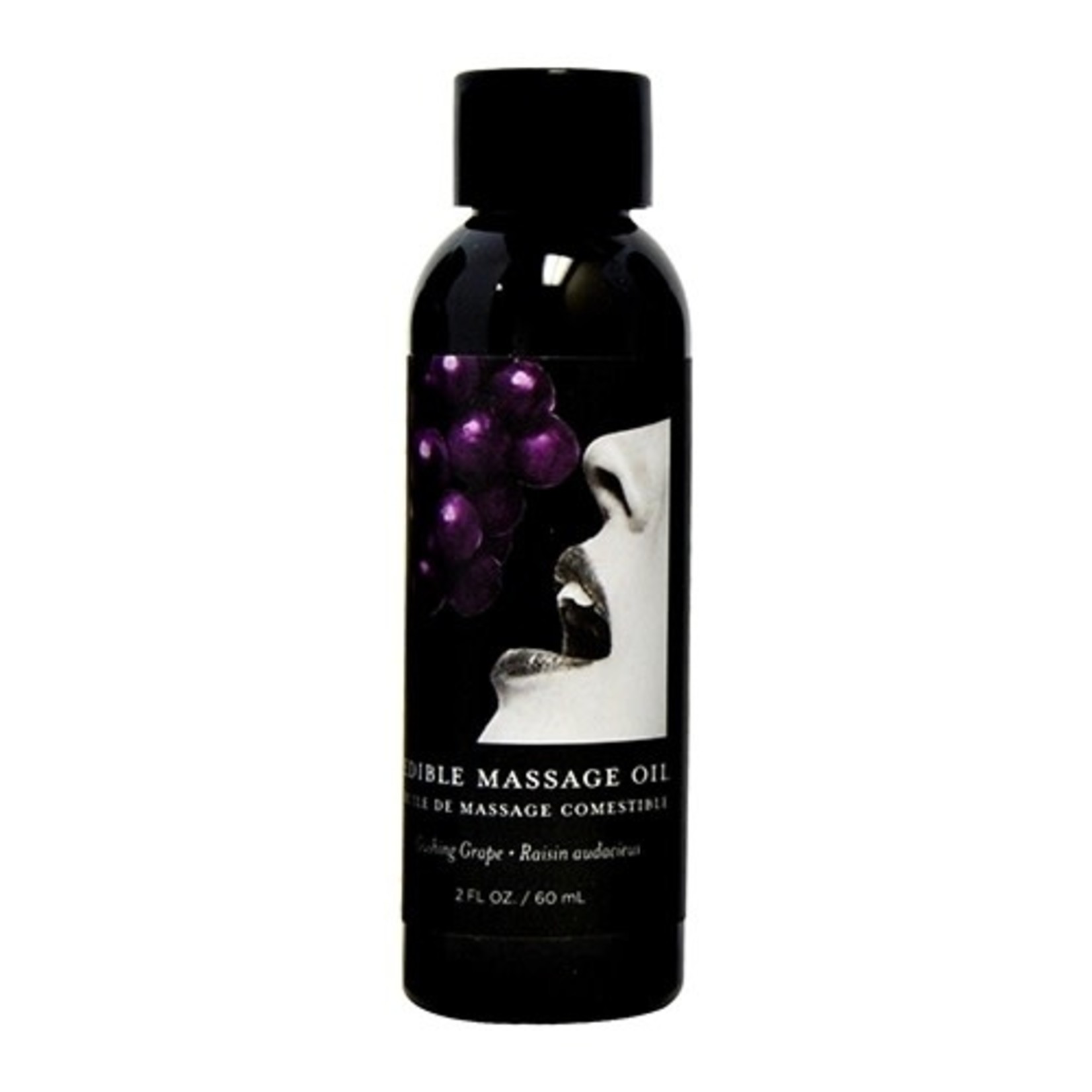 EARTHLY BODY EARTHLY BODY - EDIBLE MASSAGE OIL 2OZ. GRAPE (04380)