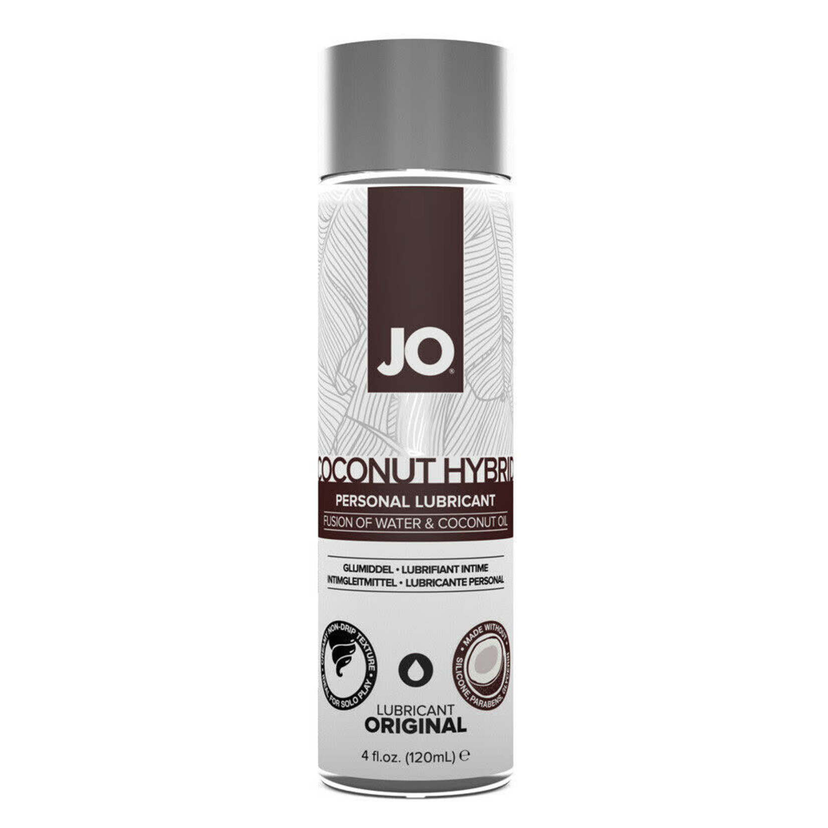 SYSTEM JO JO COCONUT HYBRID - ORIGINAL - LUBRICANT 4 FLOZ / 120 ML