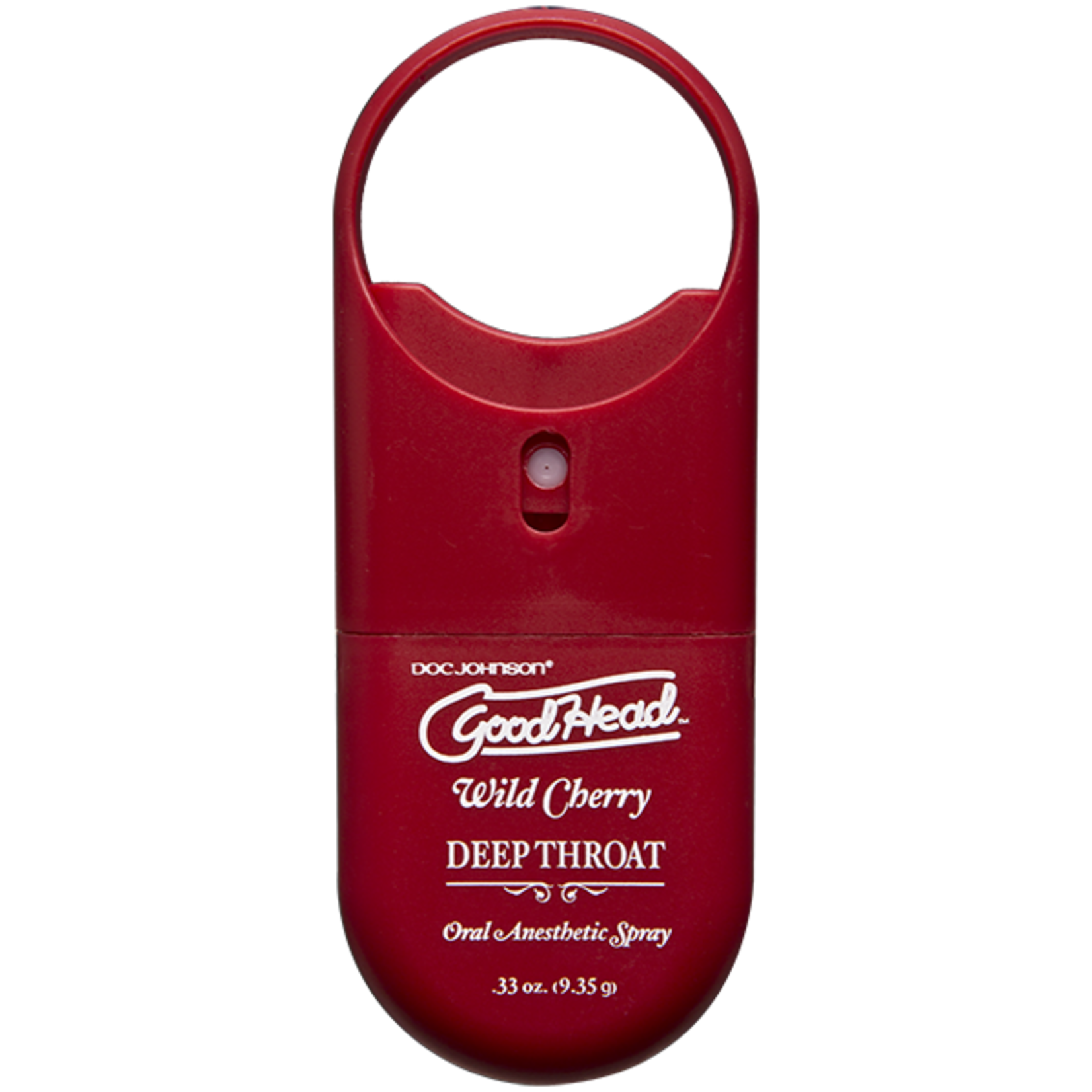 DOC JOHNSON GOODHEAD DEEP THROAT SPRAY TO- GO CHERRY