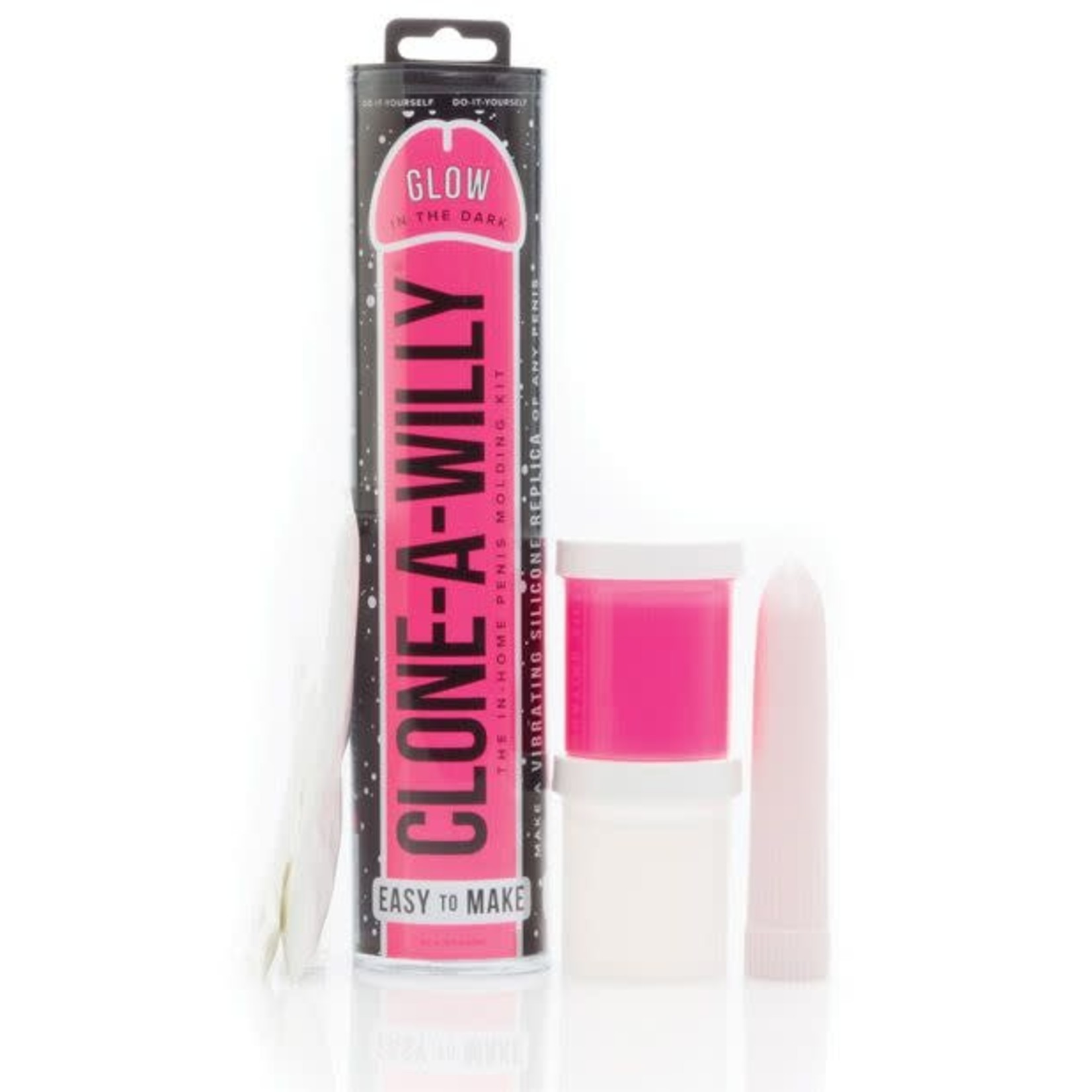 CLONE A WILLY (EMPIRE LABS) CLONE-A-WILLY GLOW IN THE DARK HOT PINK