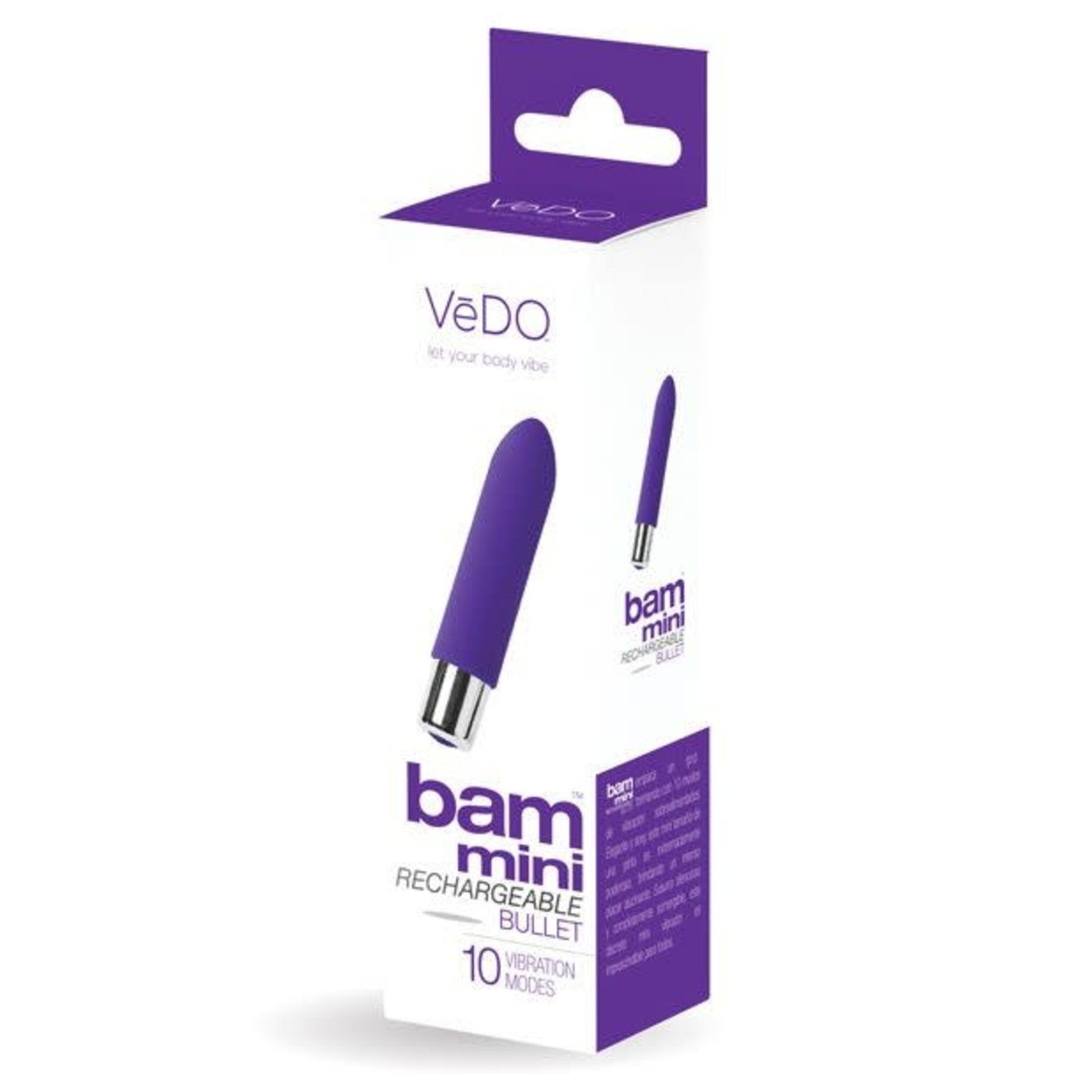 VEDO VEDO - BAM MINI RECHARGEABLE BULLET VIBE IN TO YOU INDIGO