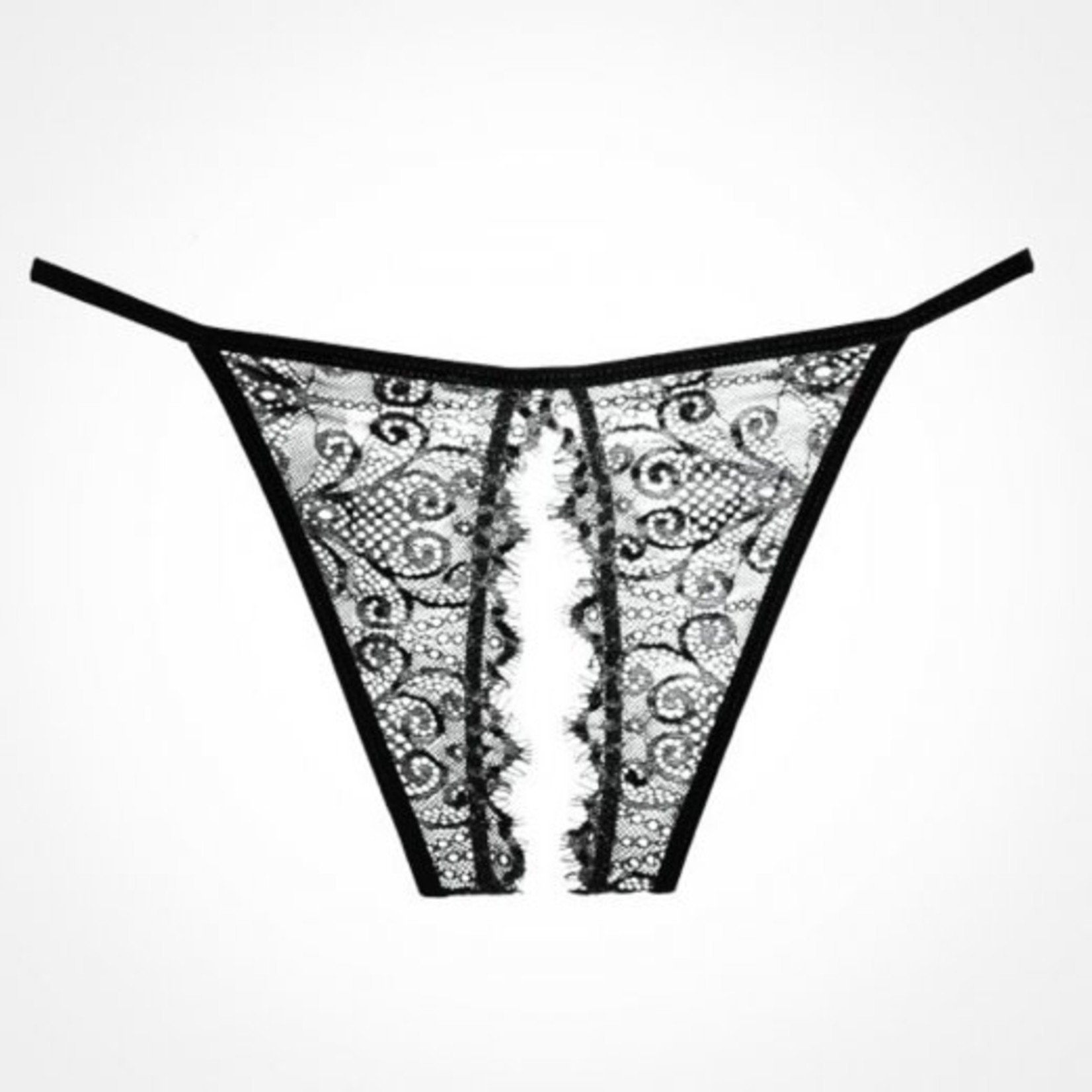 ALLURE ALLURE ADORE - ENCHANTED BELLE PANTY - ONE SIZE-BLACK