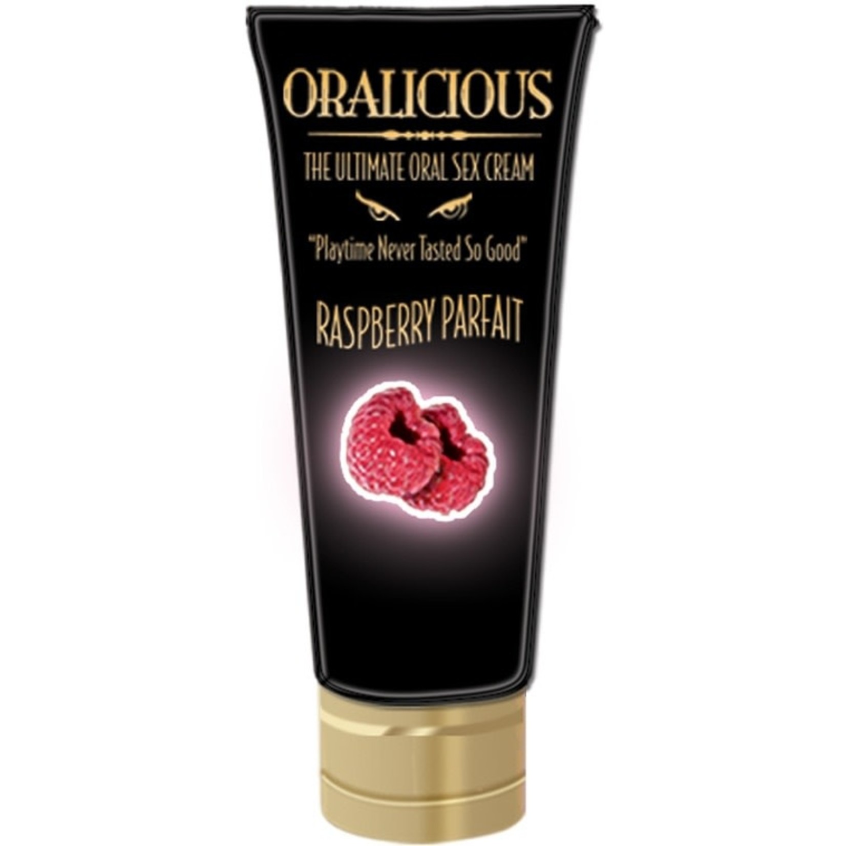 ORALICIOUS ORAL SEX CREAM - RASPBERRY PARFAIT - 2 FL. OZ.