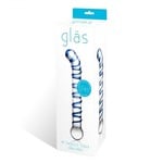 GLAS MR. SWIRLY 6.5 INCH G-SPOT GLASS DILDO