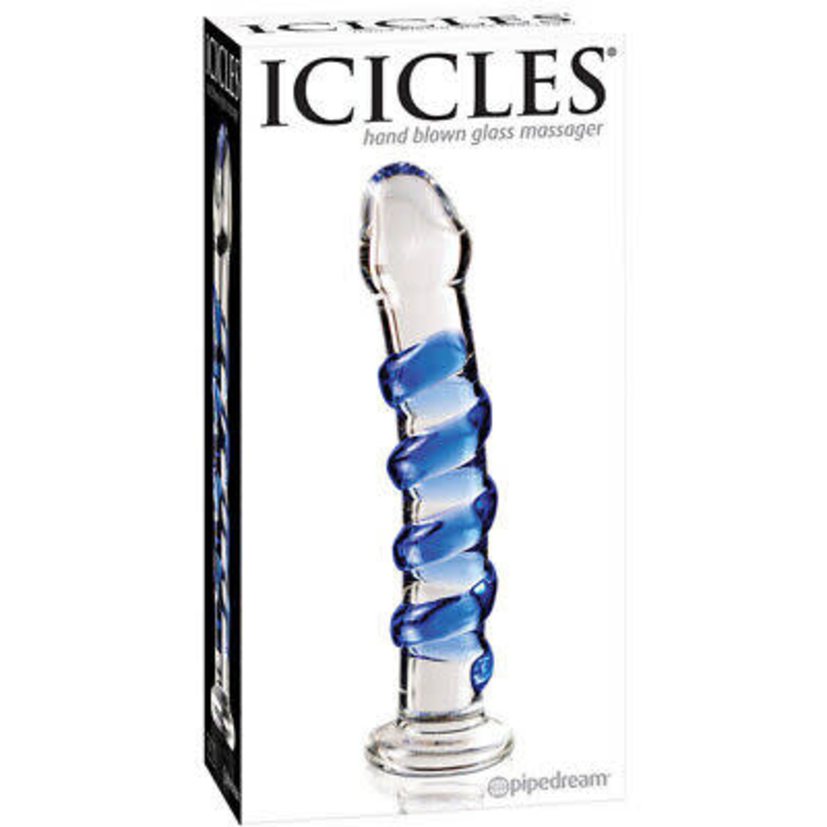 PIPEDREAM ICICLES NO. 5 - CLEAR/BLUE