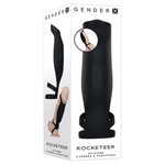 GENDER X - SILICONE RECHARGEABLE ROCKETEER BLACK