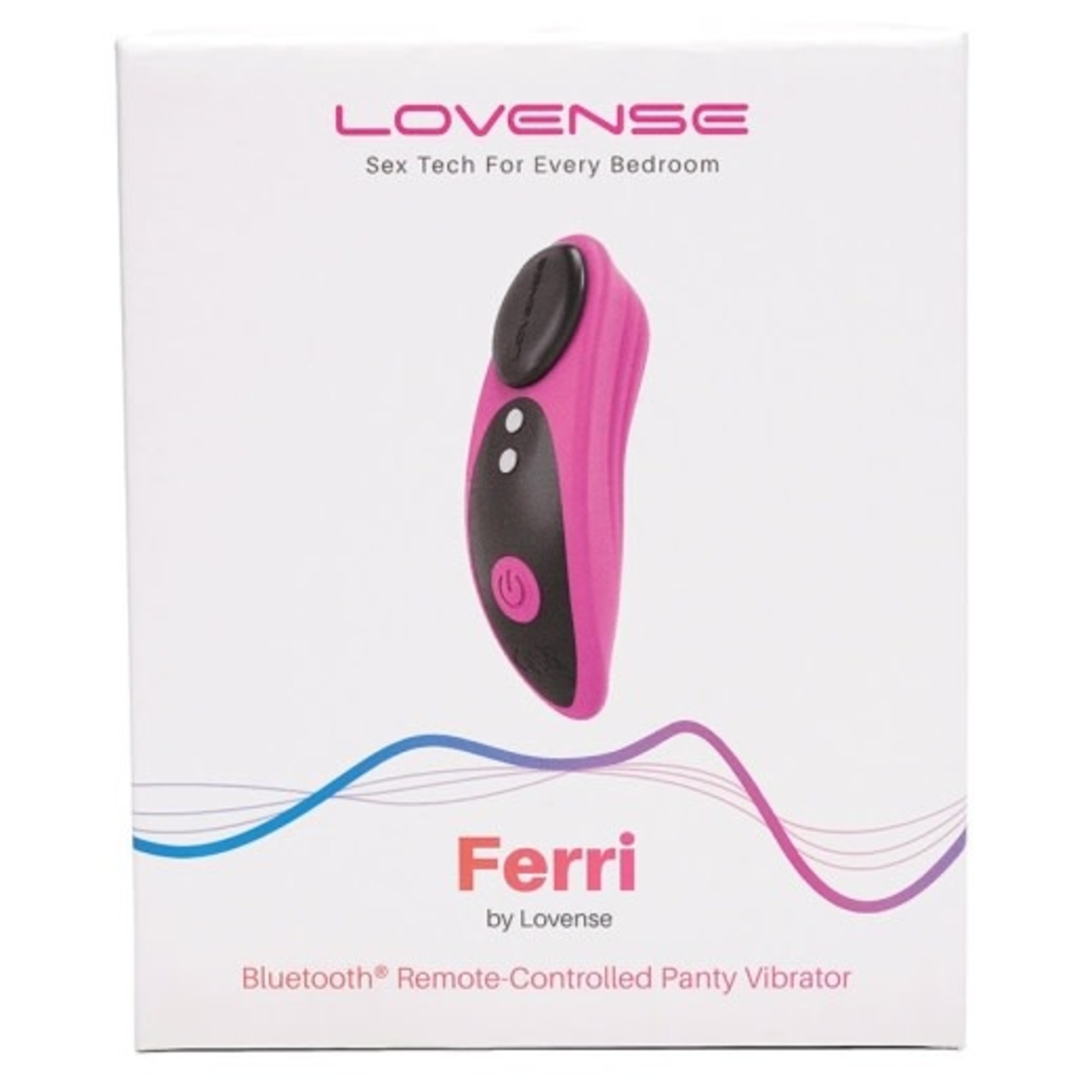 LOVENSE FERRI - BLUETOOTH REMOTE-CONTROLLED PANTY VIBRATOR - PINK - Passion  Place