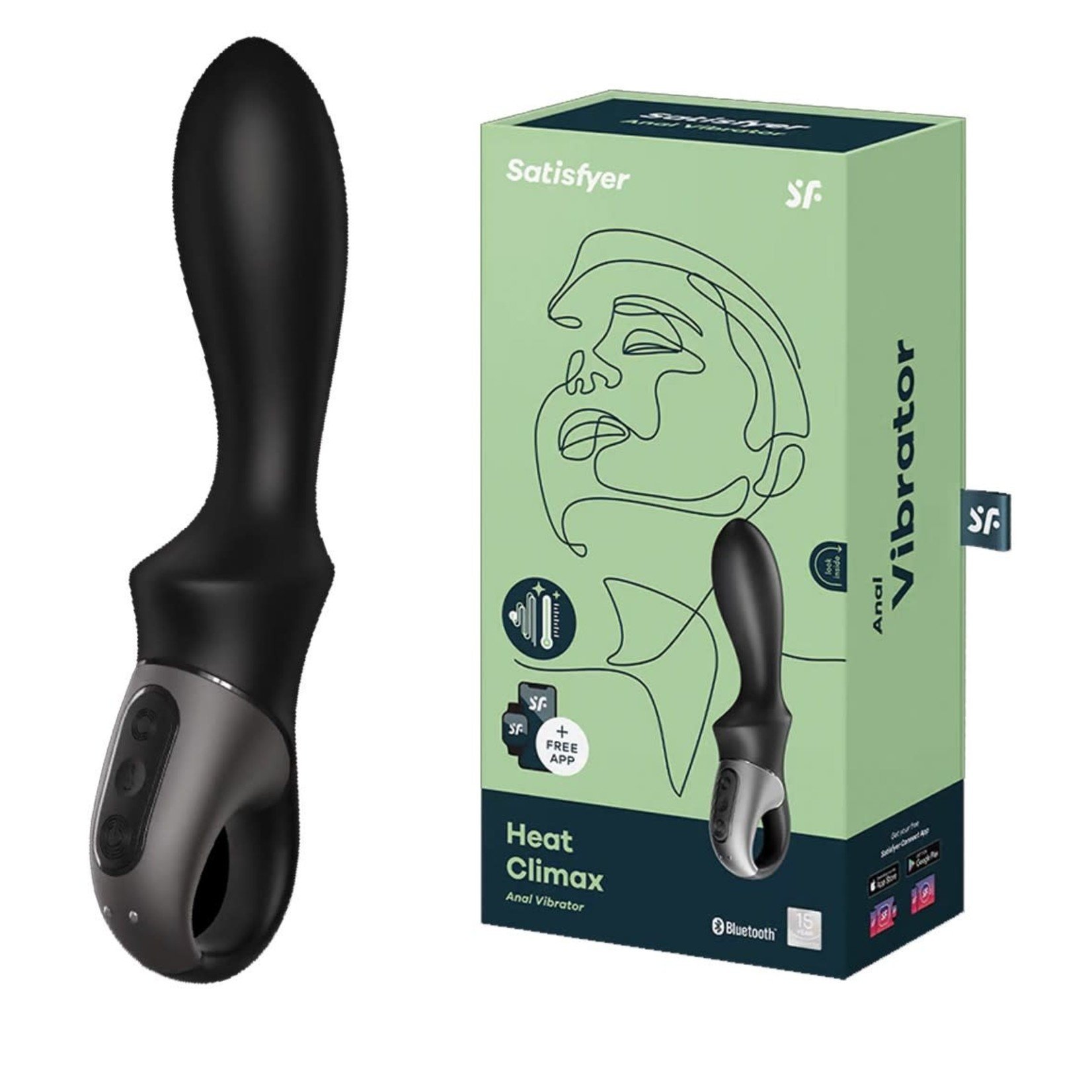 SATISFYER SATISFYER HEAT CLIMAX BLACK