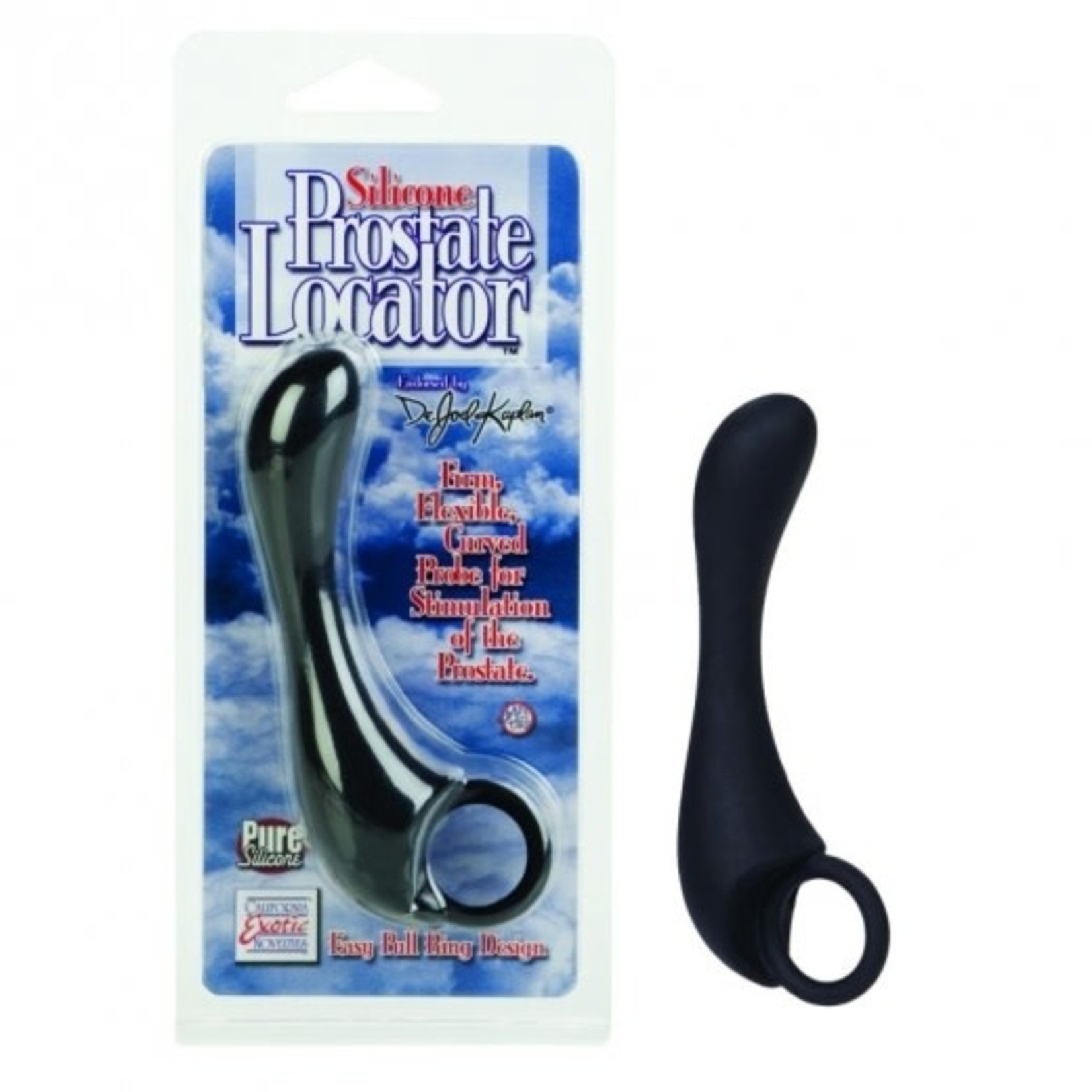 CALEXOTICS DR. JOEL KAPLAN SILICONE PROSTATE LOCATOR - BLACK