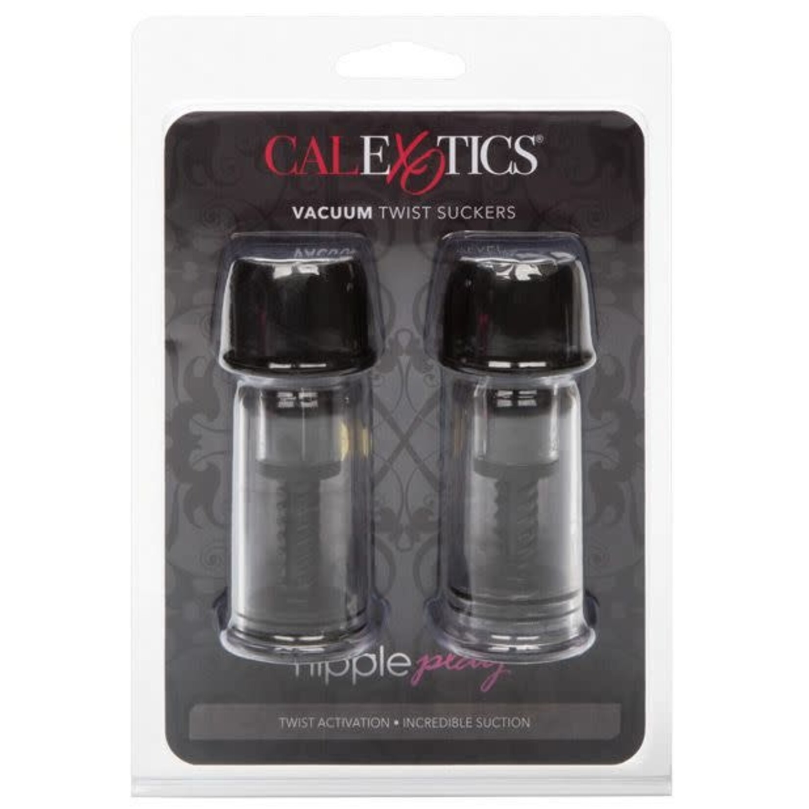 CALEXOTICS NIPPLE PLAY VACUUM TWIST SUCKERS - BLACK