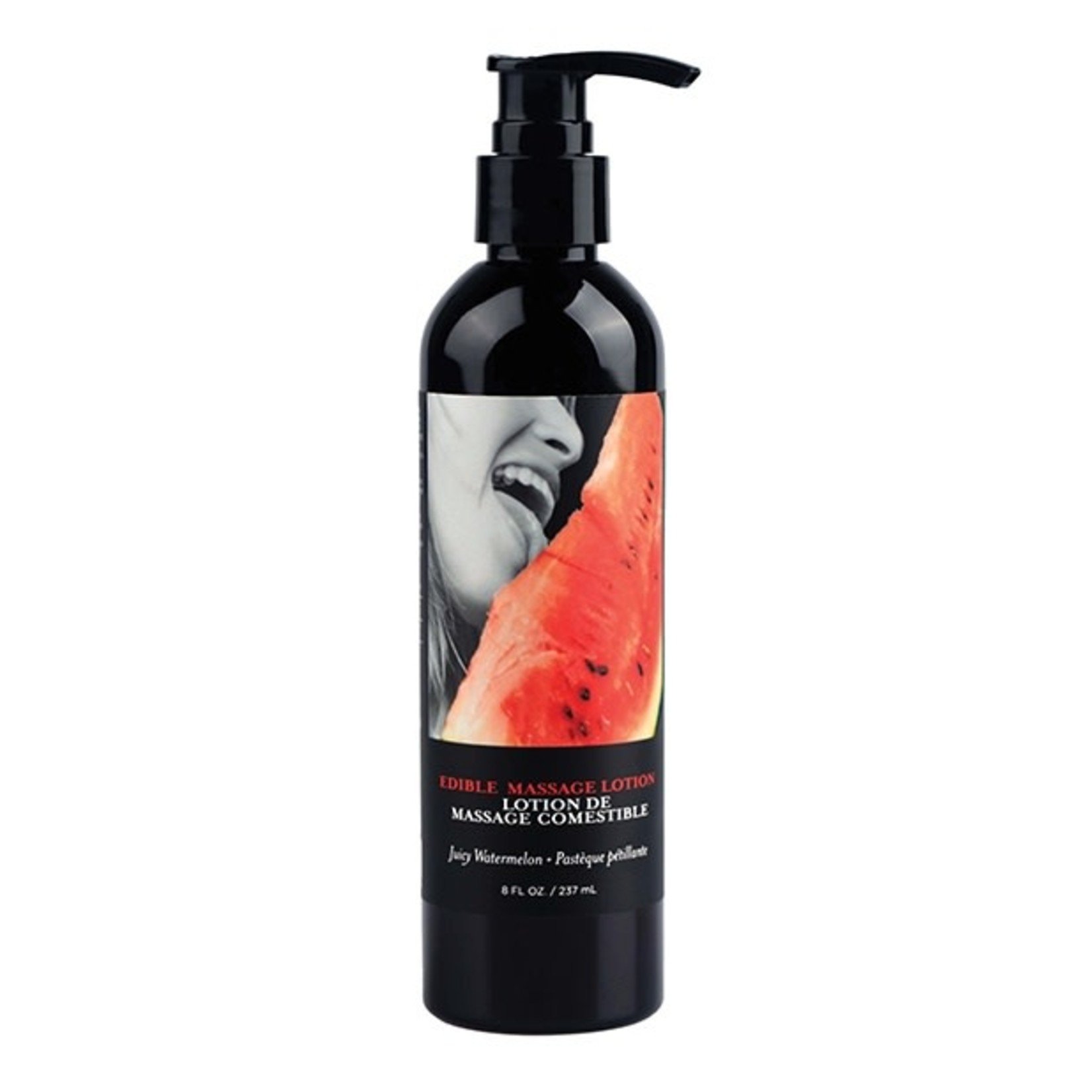 EARTHLY BODY EARTHLY BODY - EDIBLE MASSAGE LOTION WATERMELON 8 FL OZ / 237 ML