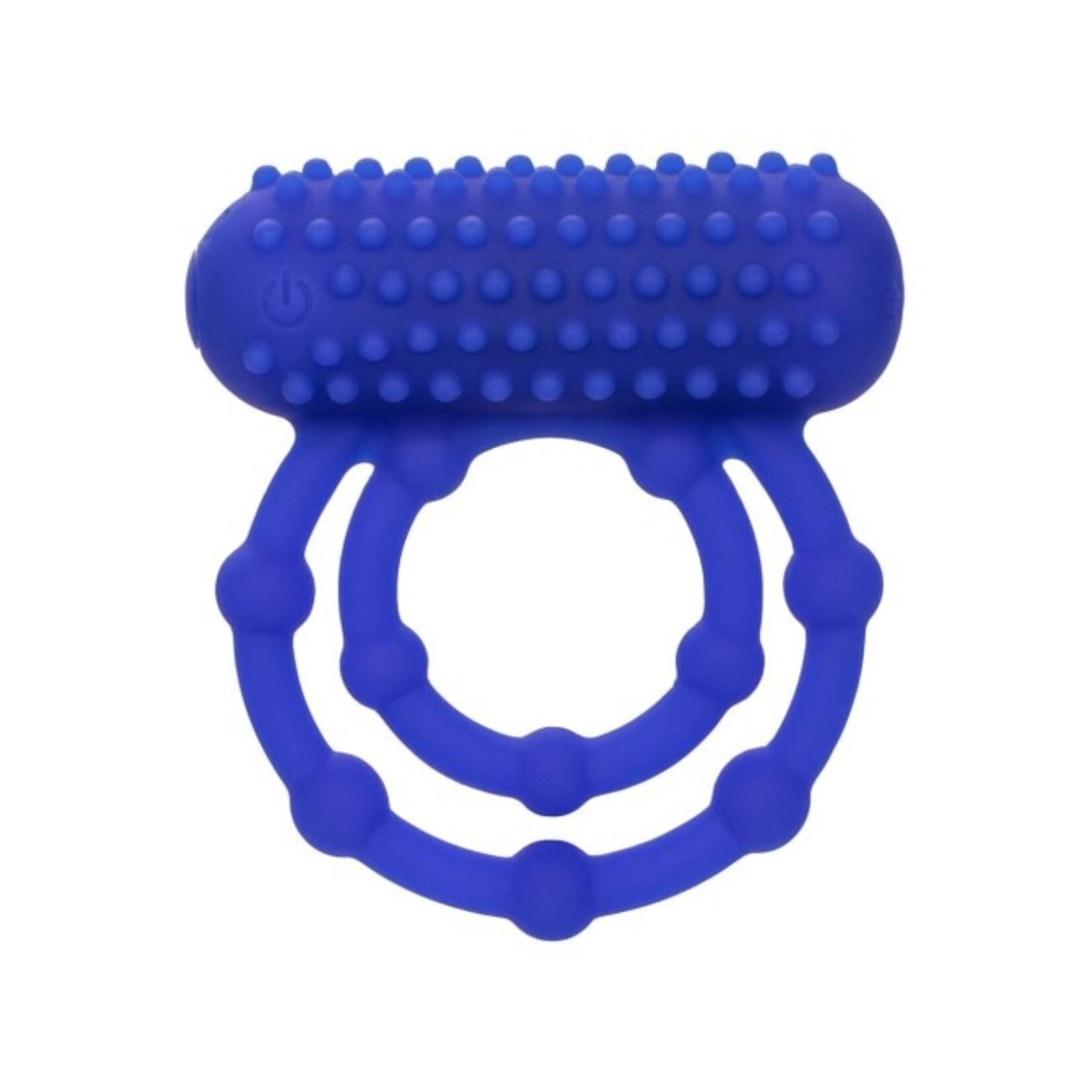 CALEXOTICS SILICONE RECHARGEABLE 10 BEAD MAXIMUS RING