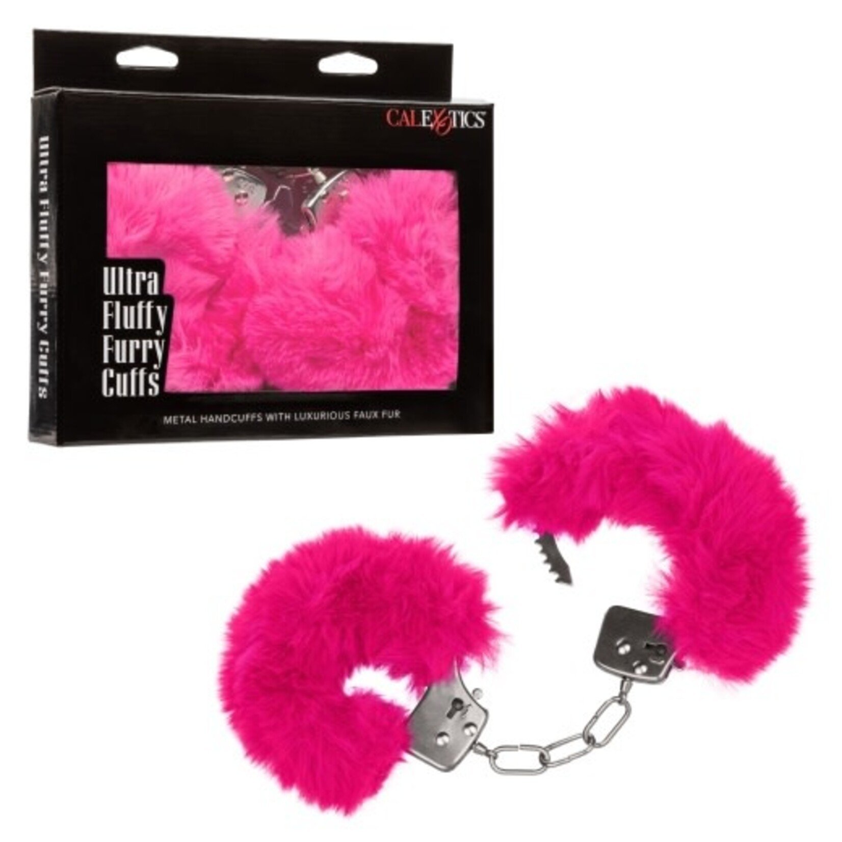 CALEXOTICS ULTRA FLUFFY FURRY CUFFS - PINK