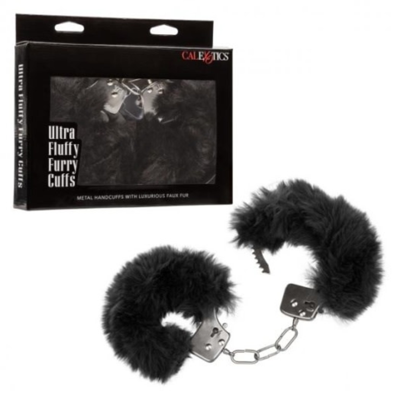 CALEXOTICS ULTRA FLUFFY FURRY CUFFS - BLACK