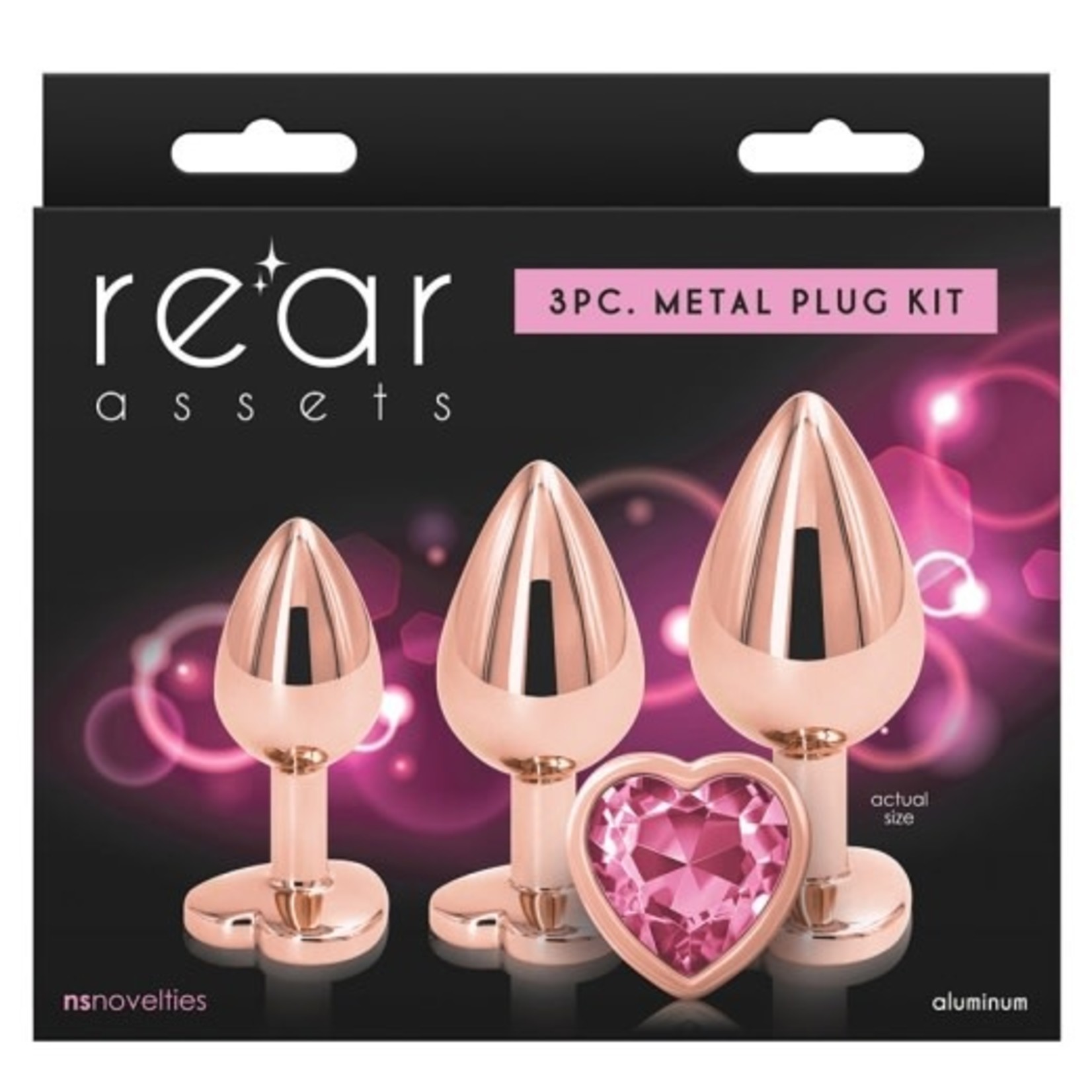 NS NOVELTIES NS - REAR ASSETS - TRAINER KIT - ROSE GOLD - PINK HEART