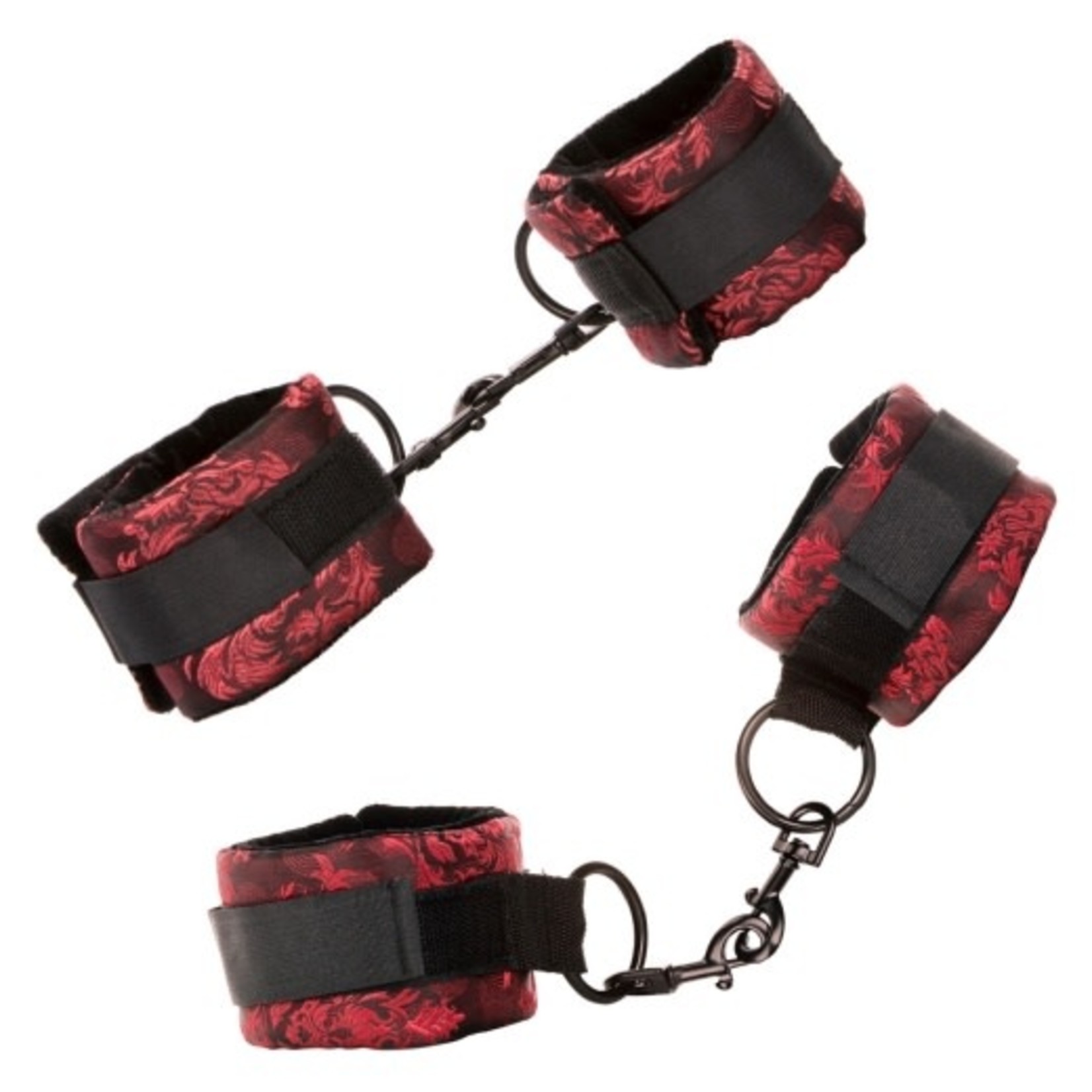 CALEXOTICS SCANDAL UNIVERSAL CUFF SET - RED