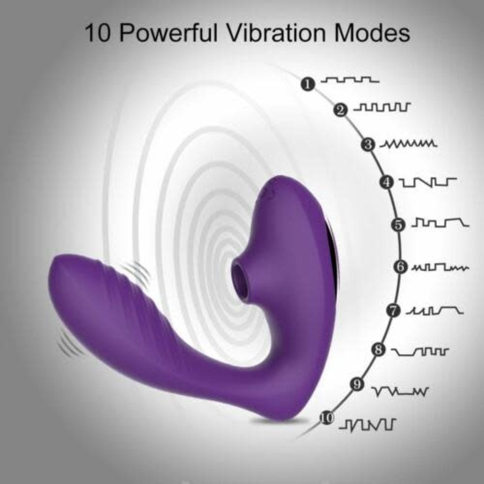 TRACY'S DOG TRACY'S DOG OG CLITORAL SUCKING VIBRATOR PURPLE