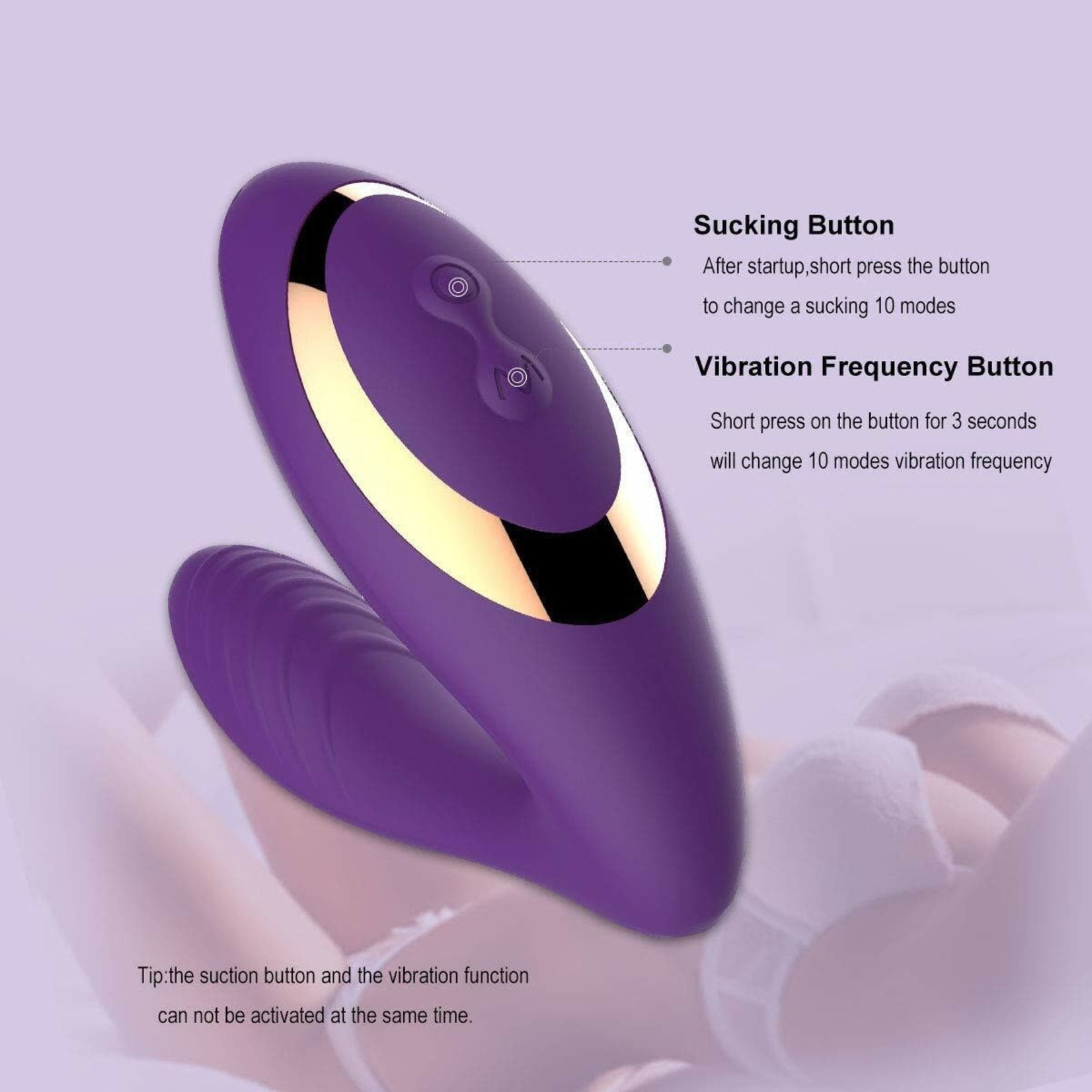 TRACY'S DOG TRACY'S DOG OG CLITORAL SUCKING VIBRATOR PURPLE
