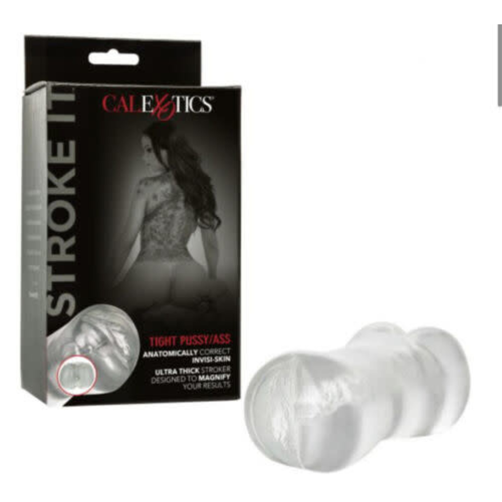 CALEXOTICS STROKE IT TIGHT PUSSY & ASS MAGNIFYING STROKER