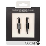 OUCH! OUCH! MAGNETIC DIAMOND PIN NIPPLE CLAMPS