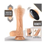 DR. SKIN BLUSH - DR. SKIN SILICONE - DR. GREY - 7 INCH THRUSTING DILDO - VANILLA