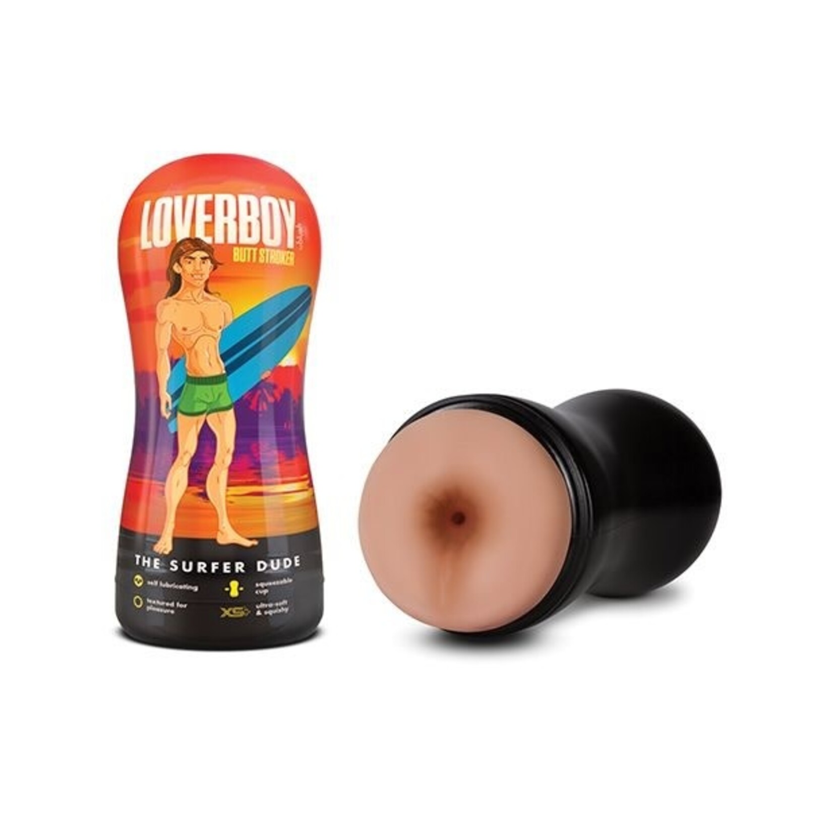 BLUSH BLUSH - LOVERBOY - THE SURFER DUDE - SELF LUBRICATING STROKER - BEIGE