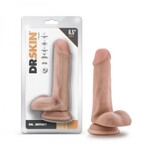 DR. SKIN BLUSH - DR. SKIN - DR. STEPHEN - 6.5 INCH DILDO WITH BALLS - BEIGE