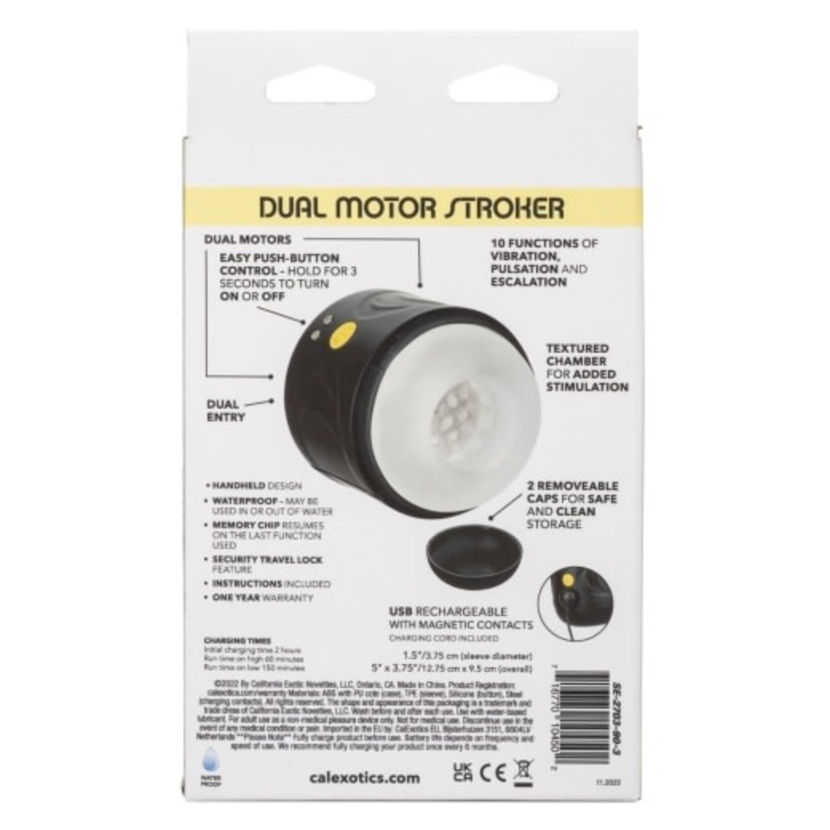 CALEXOTICS BOUNDLESS DUAL MOTOR STROKER