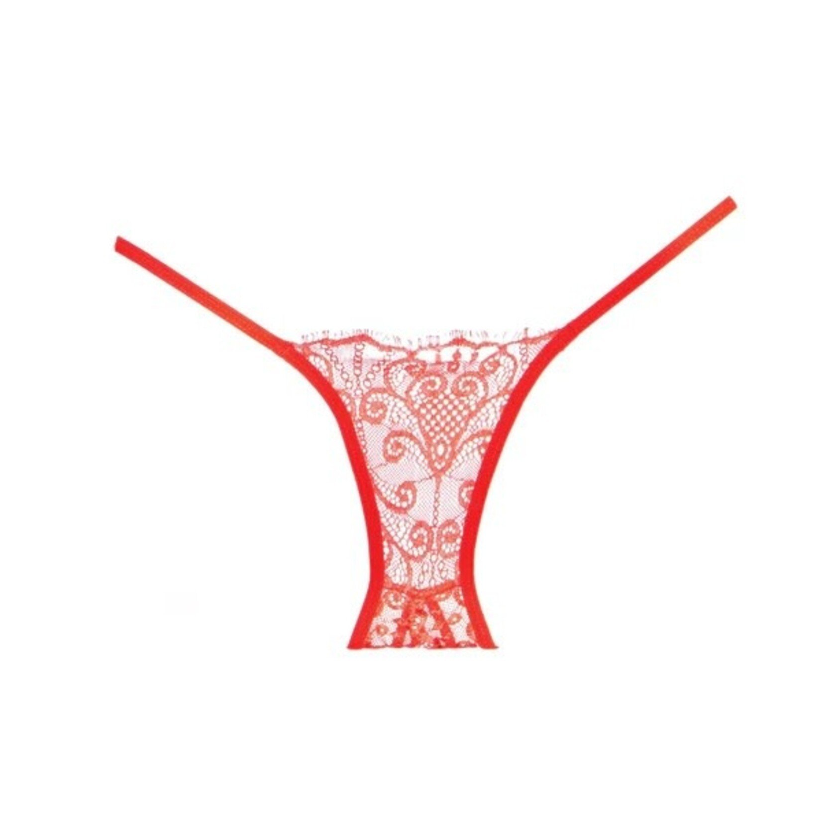 ALLURE ALLURE ADORE - ENCHANTED BELLE PANTY - ONE SIZE-RED