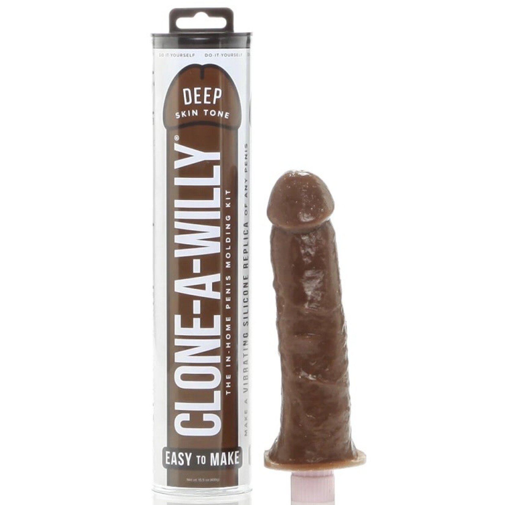 CLONE A WILLY (EMPIRE LABS) CLONE-A-WILLY VIBRATOR KIT IN DEEP SKIN TONE