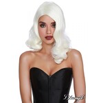 DREAMGIRL LINGERIE DREAMGIRL -  HOLLYWOOD GLAMOUR WIG PLATINUM BLOND O/S