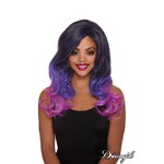 DREAMGIRL LINGERIE DREAMGIRL -  FAUX OMBRE LAYERED WIG PURPLE O/S