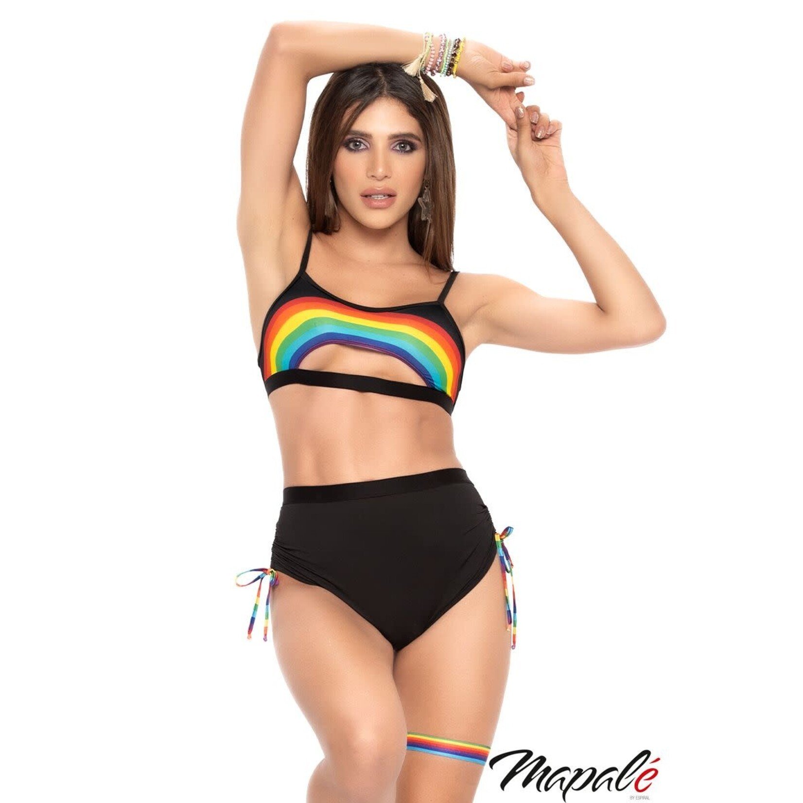 MAPALE MAPALE -  RAINBOW 2PC SET AS SHOWN S/M