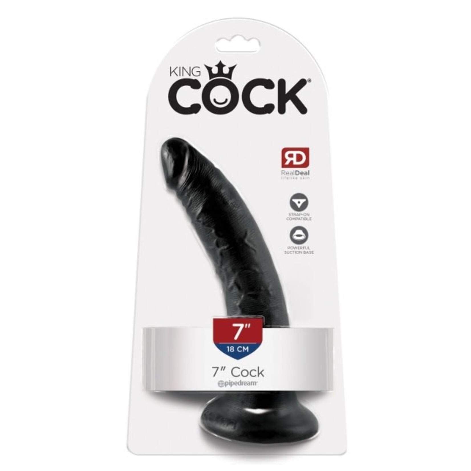 KING COCK KING COCK 7" COCK BLACK