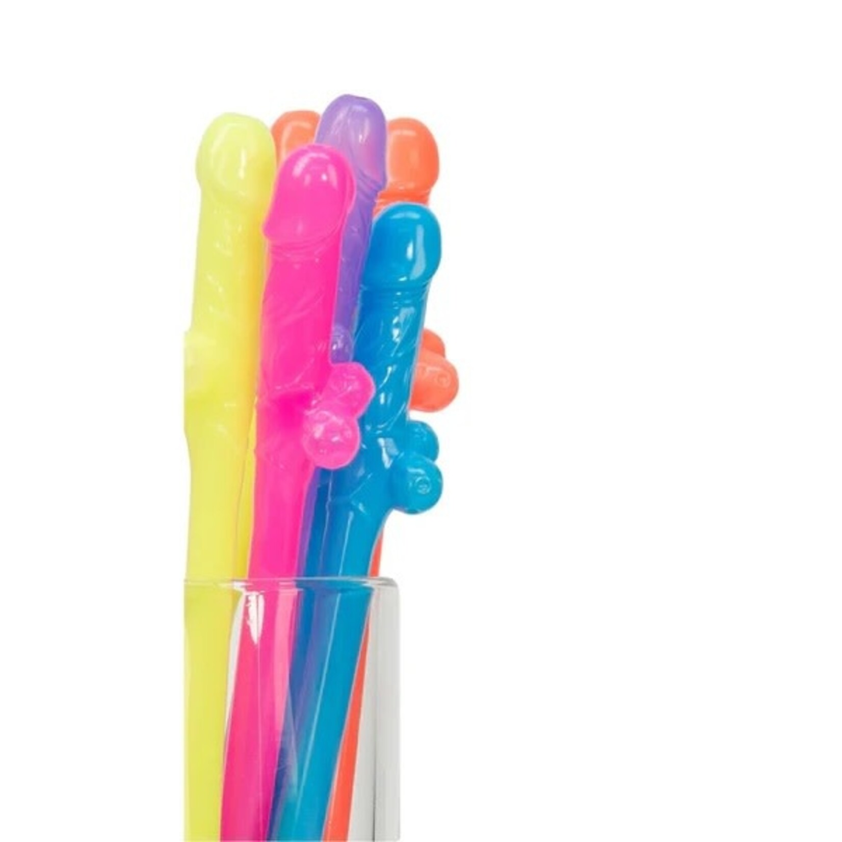 TYTF DICKY SIPPING STRAWS - NEON COLORS - 10PC SET