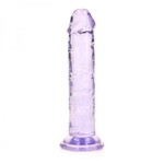 SHOTS REALROCK CRYSTAL CLEAR JELLY 6 INCH DILDO
