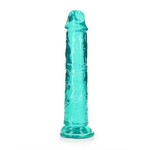 SHOTS REALROCK CRYSTAL CLEAR JELLY 7 INCH DILDO