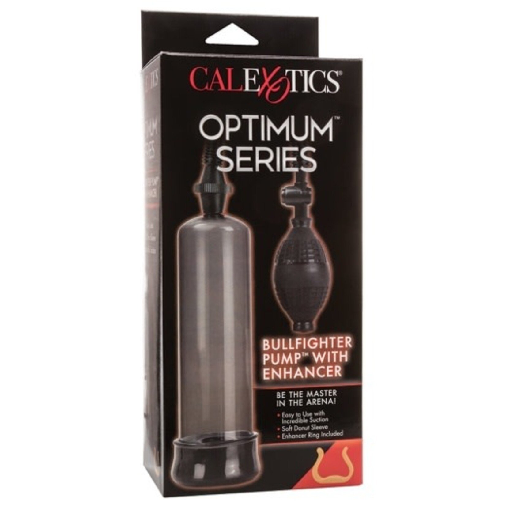 CALEXOTICS OPTIMUM SERIES BULLFIGHTER PUMP WITH ENHANCER - CLEAR