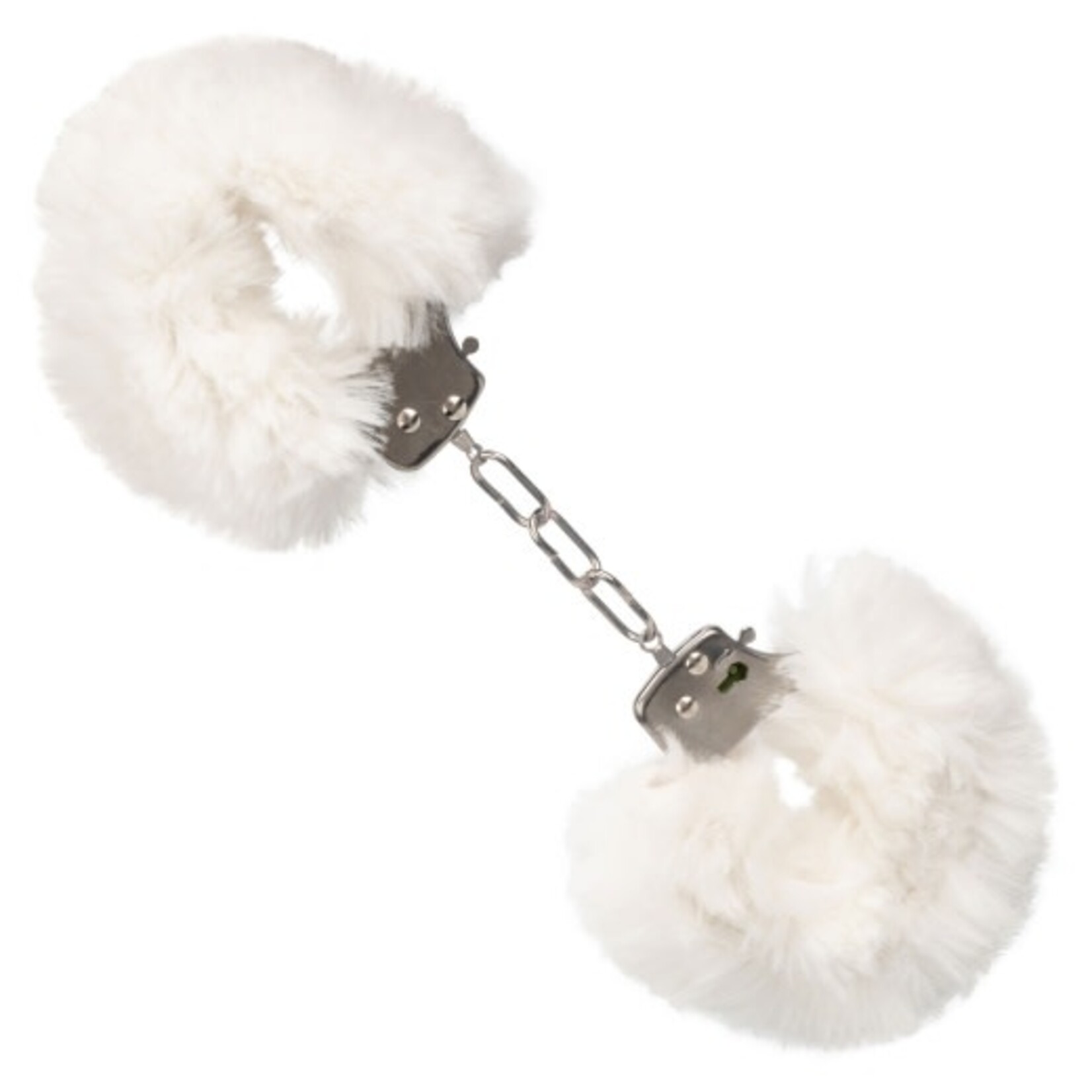 CALEXOTICS ULTRA FLUFFY FURRY CUFFS - WHITE