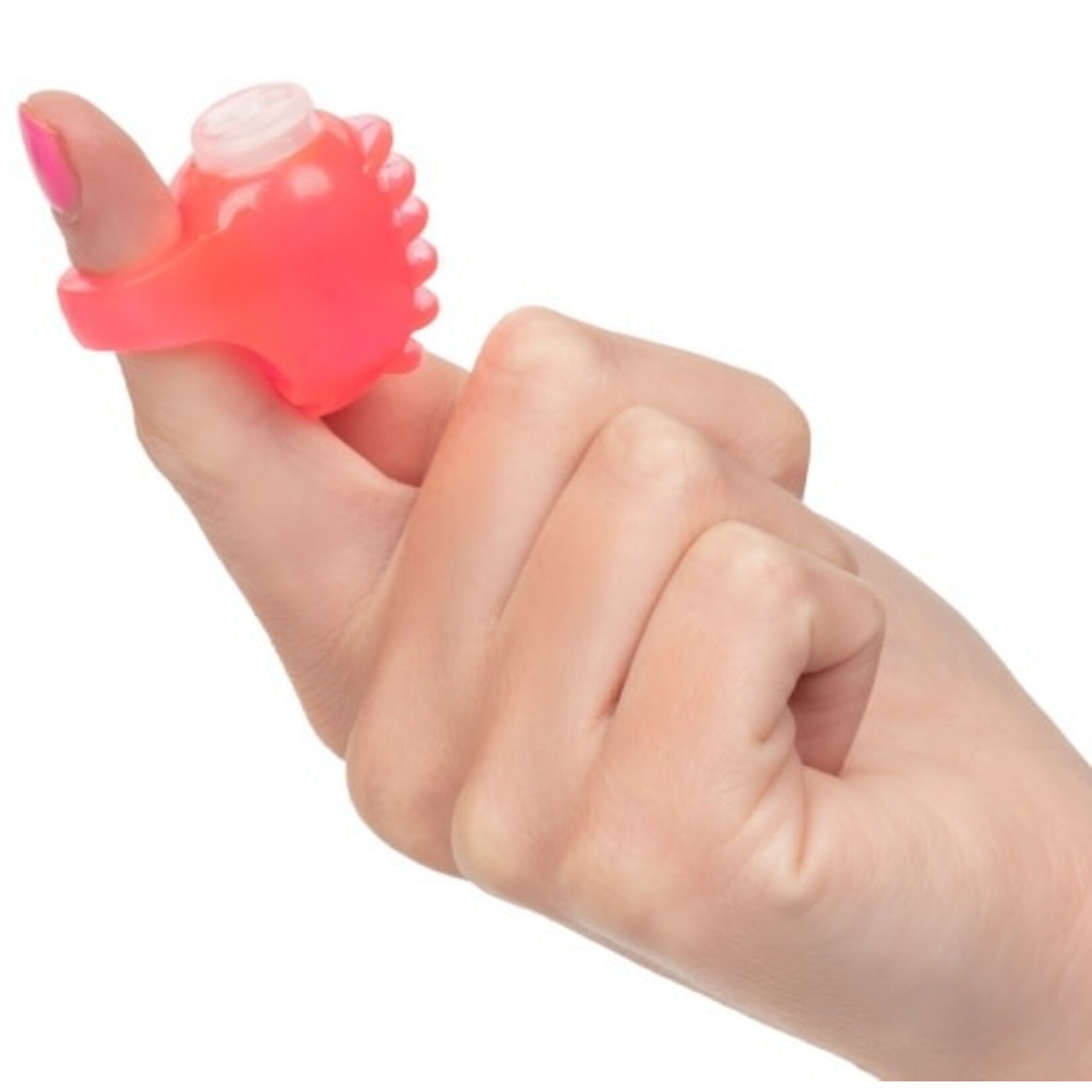 CALEXOTICS FOIL PACK VIBRATING FINGER TEASER - PINK