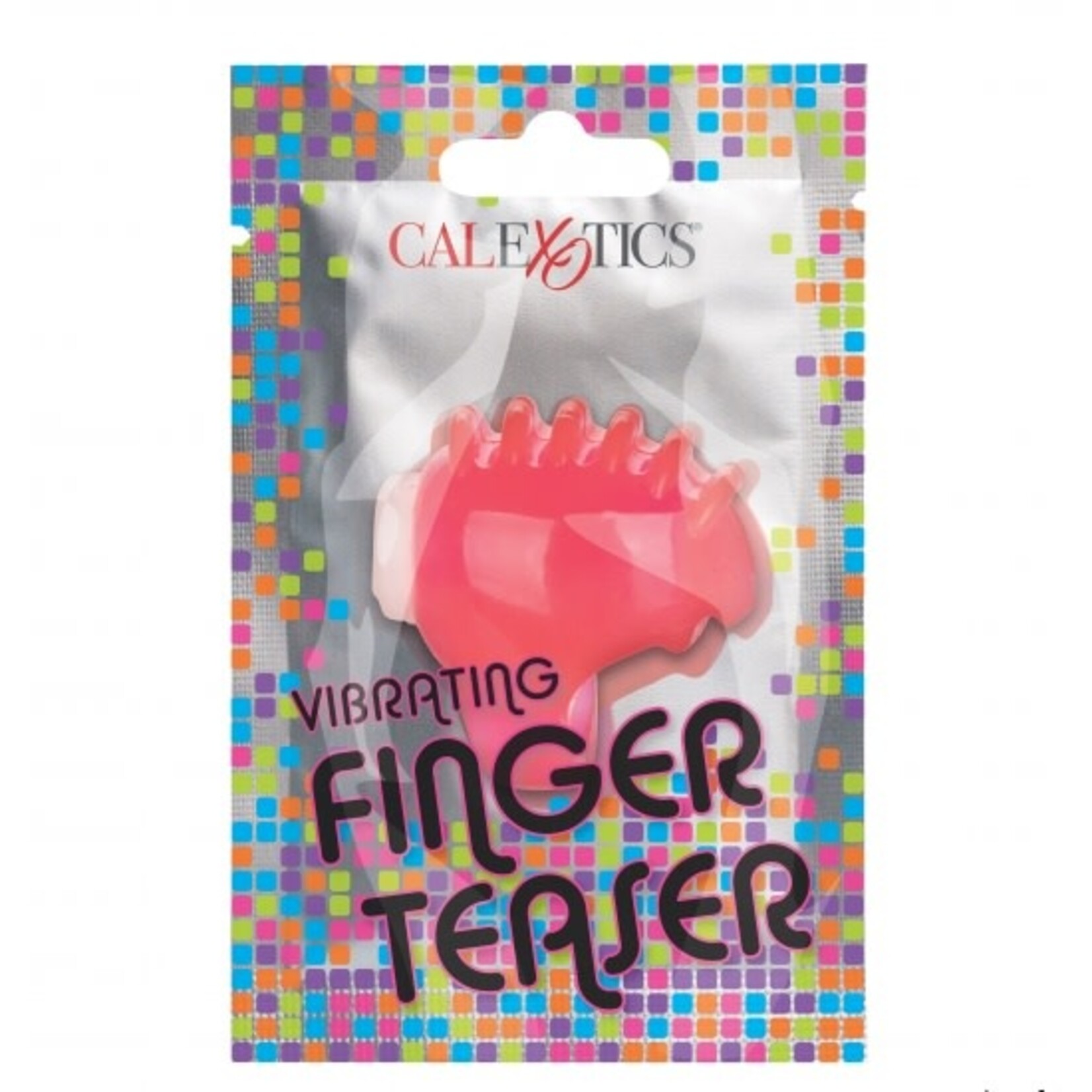 CALEXOTICS FOIL PACK VIBRATING FINGER TEASER - PINK