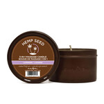 EARTHLY BODY EARTHLY BODY - ROUND CANDLES LAVENDER 6OZ.