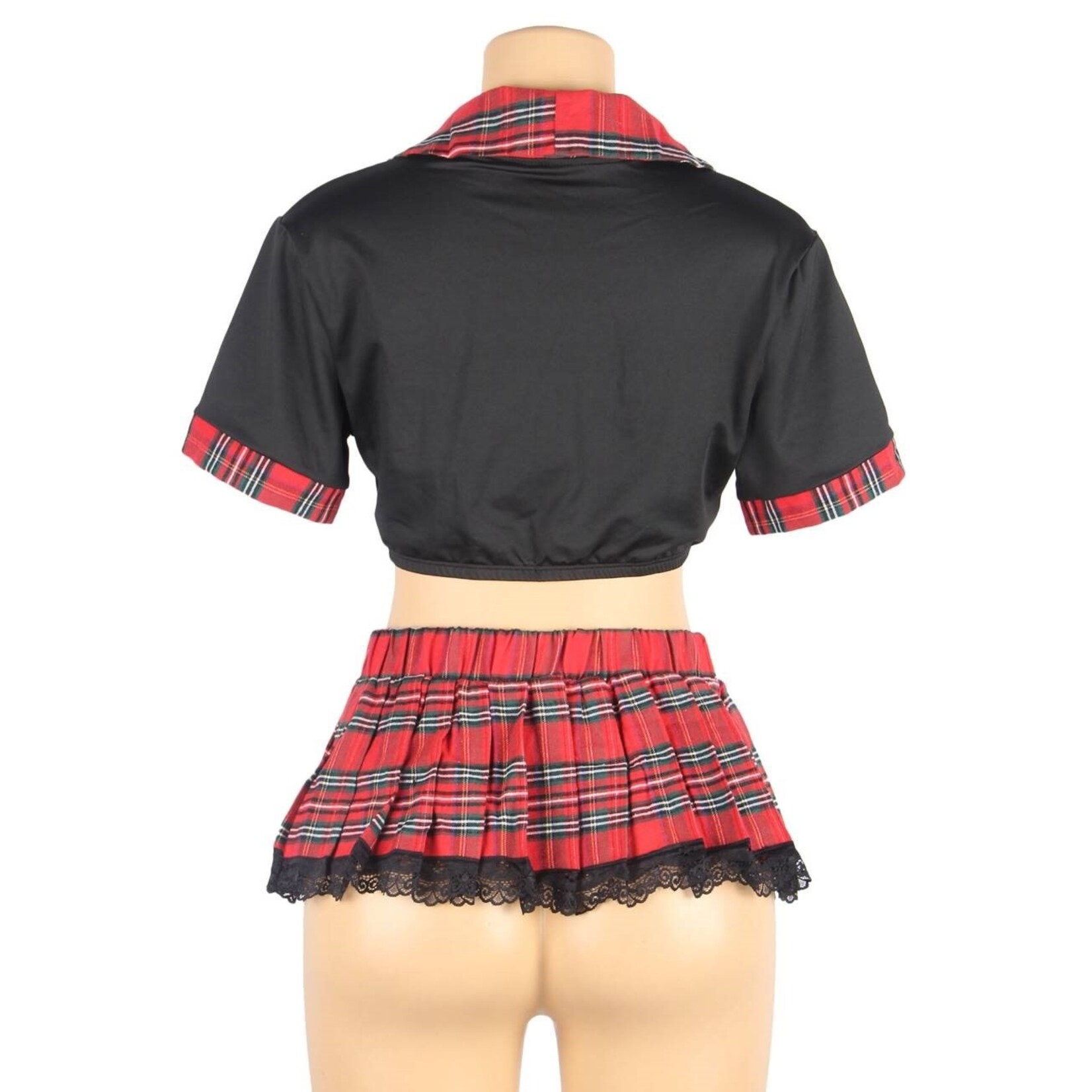 OH YEAH! -  SEXY UNIFORM HIGH-QUALITY STUDENT PLEATED SKIRT COLLEGE STYLE COSPLAY SUIT XL-2XL
