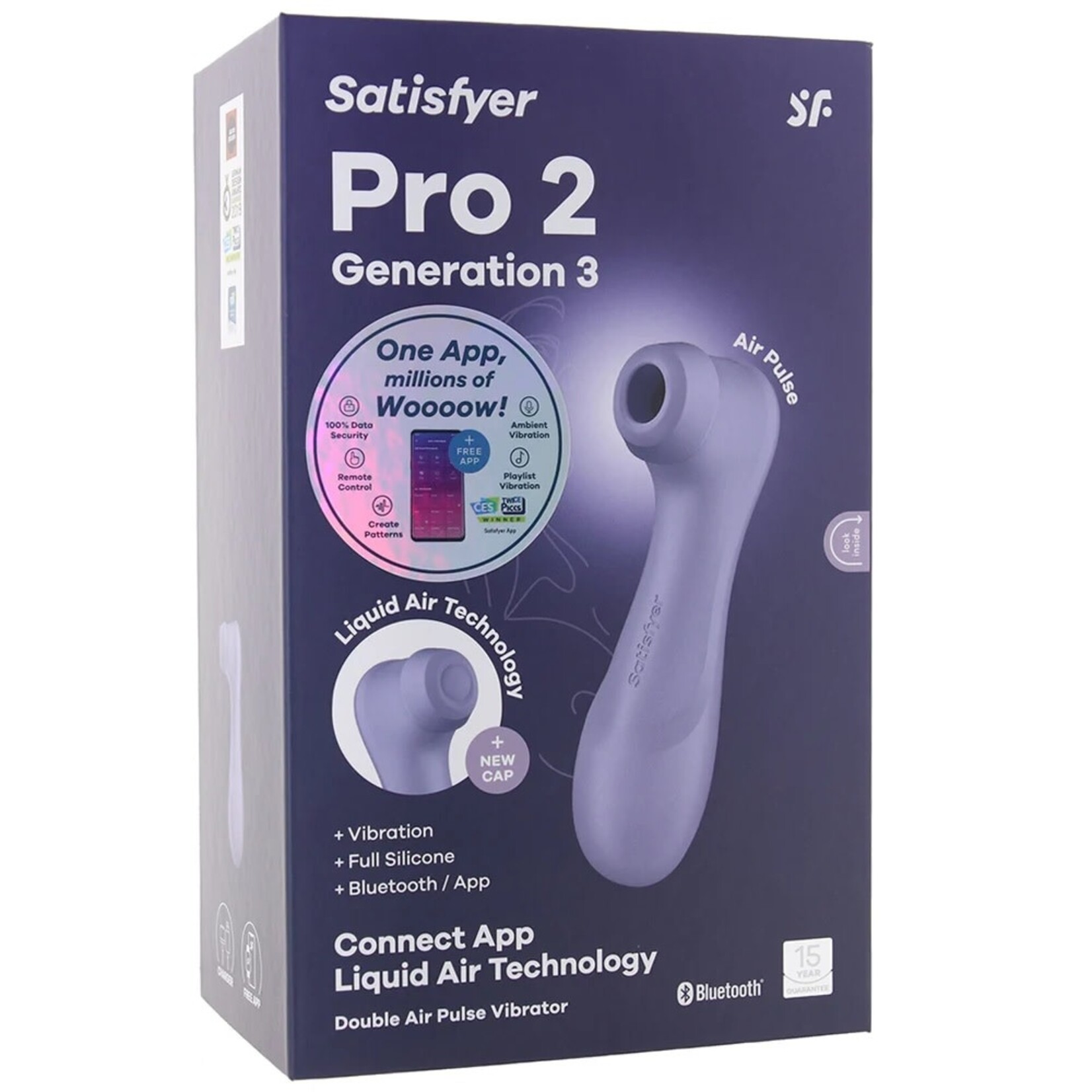 SATISFYER SATISFYER PRO 2 GENERATION 3 WITH APP LILAC